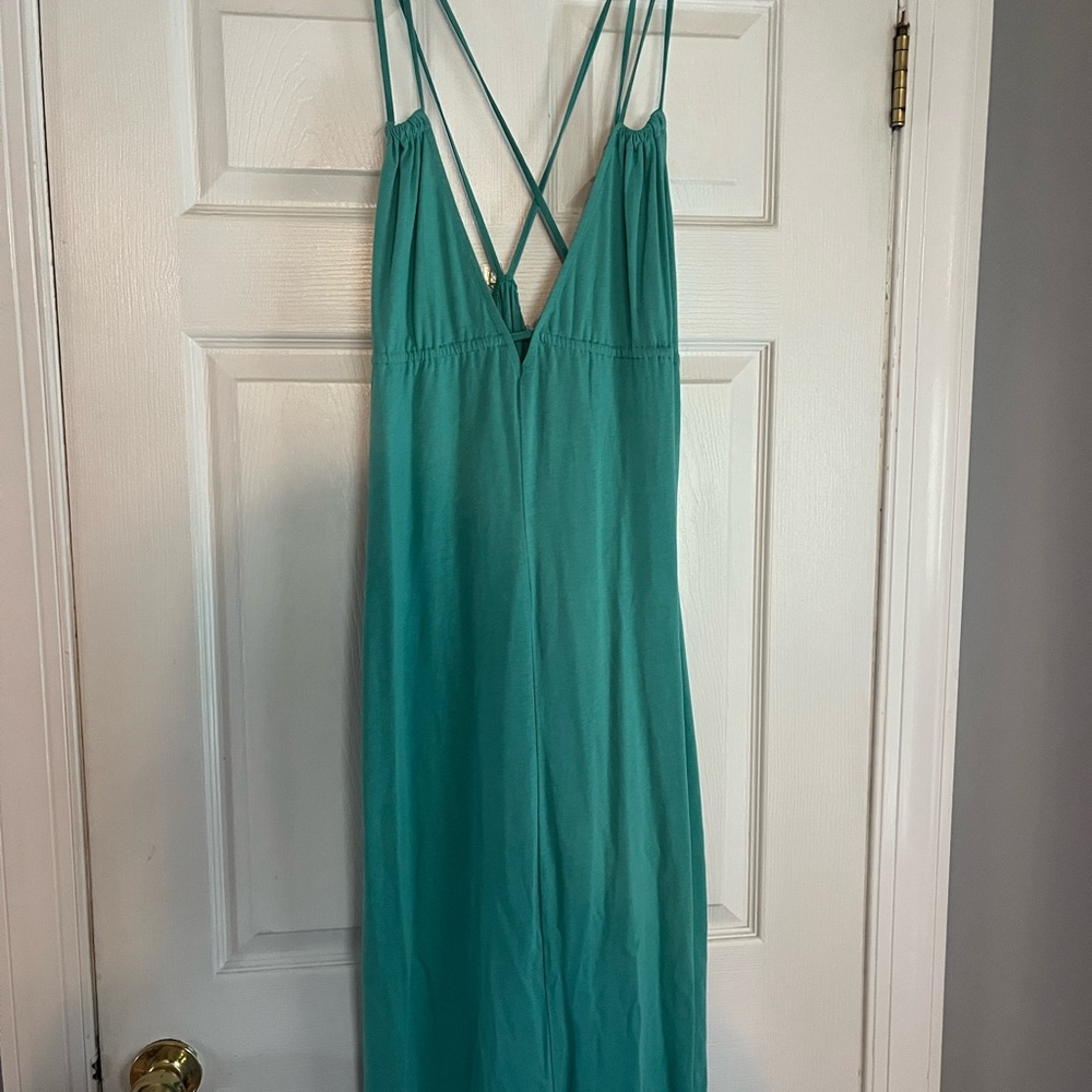 Zara Teal Strappy Dress